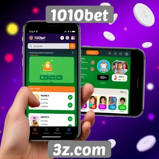 Interface do usuário no 1010bet otimizada para mobile